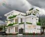 Elegant Triplex House Design in Gujarat - Dream House Makerz