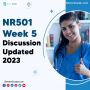 NR501 Week 5 Discussion 2023