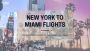 +1 (800) 416-8919- Discounted Flights from New York to Miami