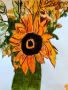 Autumn Sunflower Bouquet GG – 8.5″ x 11″ Colored Pencil
