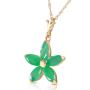 Shop emerald gold necklace from our online store - Galaxy go