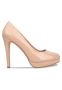 Womens Cross Dresser HIGH Heel Round Toe Court Shoes Nude Pa