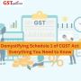 Demystifying Schedule 1 of CGST Act: Everything You Need to 