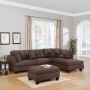 Buy a Choco Brown L Shape Sofa Set Upto 70% off 