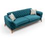 Buy a Akron Sofa In Blue Teal Color Upto 65% off 