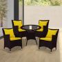 Buy a Wicker Outdoor Table With Chair Sets Upto 60% off 
