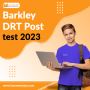 Barkley DRT Post test 2023 - Nursing in Health Care