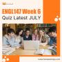ENGL147 Week 6 Quiz Latest 2020 July
