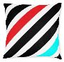 Buy Diagonal Stripes Square Pillow
