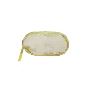 Kyoto Pencil Pouch Soft -Clear/FLO-Oval Shape (Yellow)