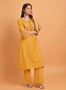 Shop Yellow Silk Co-ord Set For Women at Lakshita