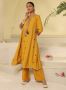 Shop Mustard Embroidered Kurta Set: Elegant Ethnic Wear by L