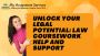 Unlock Your Legal Potential: Law Coursework Help and Support