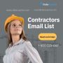 Get Contractors Email List for Your Marketing Campaigns 