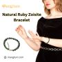 Discover Harmony| Natural Ruby Zoisite Bracelet for Men & Wo