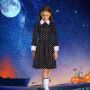 Best Halloween Wednesday Addams Dress for Girls