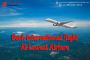 Book international flight at lowest airfare