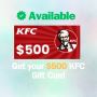 Enter for a $500 KFC Gift Card Now