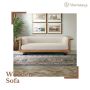 Buy White Oak Wooden Sofa for Elegance, Comfort, and Natural