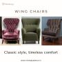 Elevate your comfort effortlessly, with our wing chairs