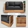 Buy wooden sofa sets that define your style