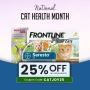 Pick your cat favorites with EXTRA 25% OFF! petcaresupplies|