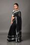 Purchase Black Silver Design Khadi Cotton Saree Online