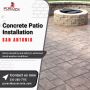 Concrete Patio Installation In San Antonio