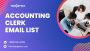 Verified Accounting Clerk Email List Providers In USA-UK