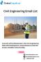 Buy 100% Verified Civil Engineering Email List-USA