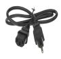 Durable 6ft NEMA 5-15P to C13 Power Cord - Black | SF Cable