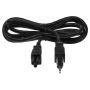 Grab 6ft USA NEMA 5-15P to C5 Power Cord - 3-Pin Cable with 