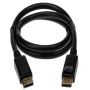 High-Quality 3ft DisplayPort Cable with Latch - Connect Seam