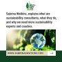 Top Sustainability Reporting Consultant | Sabrina Wantkins