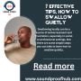 7 Effective Tips, How To Swallow Quietly