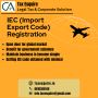 IEC (Import Export Code) Registration Service