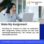 Best Make My Assignment Services At Team Assignment Help