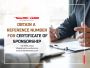 How to get Certificate of Sponsorship (CoS) reference number