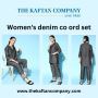 Buy Women’s Charcoal Denim Co-ord Set – The Kaftan Company