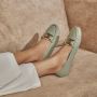Buy The Yon Green Womens Loafers | Tresmode