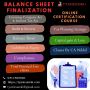 Balance Sheet Finalization Online Certification Course