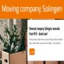 Professional removals in Solingen - experience cheap and str