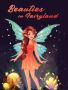 Fairy Coloring Book Beauties in Fairyland Women Featuring Be