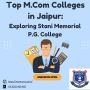 Seeking for M.Com Colleges in Jaipur ?