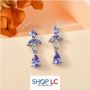 Exquisite Silver Tanzanite Earrings | Shop LC