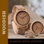 Wooden Metalic Watch for Men P19-1