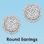 Shop Round Earrings Diamond Jewelry - Aamiaa