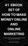 41 ebooks set of how to make money online 