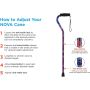 Shop T-Grip aluminum adjustable cane at ACG Medical Supply