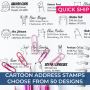 Cute Cartoon Animal Address Stamp - Personalized Stamp Cute Cartoon Animal Address Stamp - Personalized Stamp